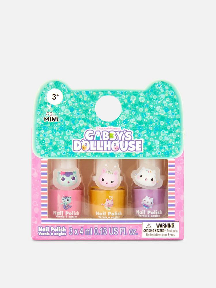 PRIMARK 3pk PS... Mini Gabby’s Dollhouse Nail Polishes
