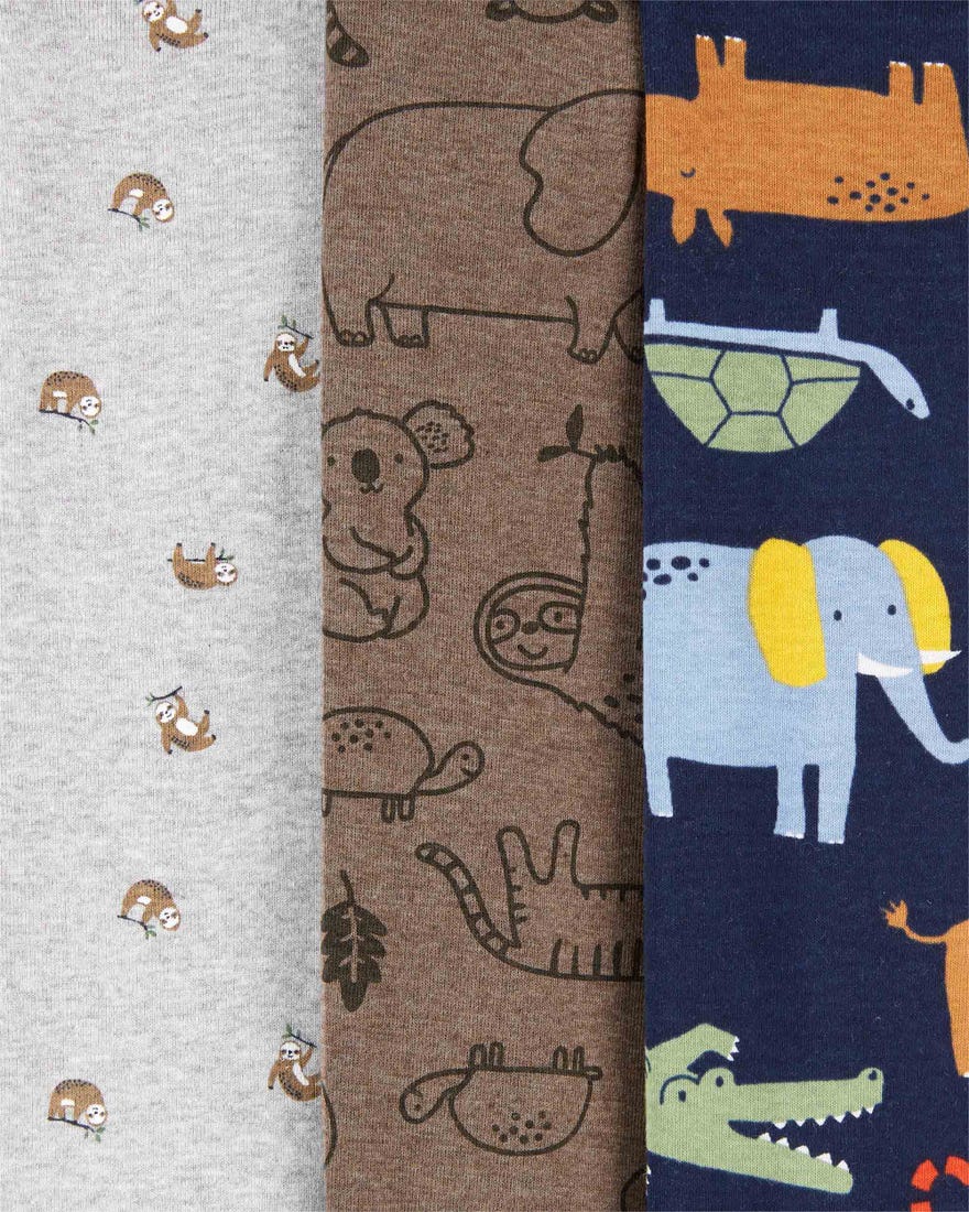 Carter's 5-Pack Safari Original Bodysuits
