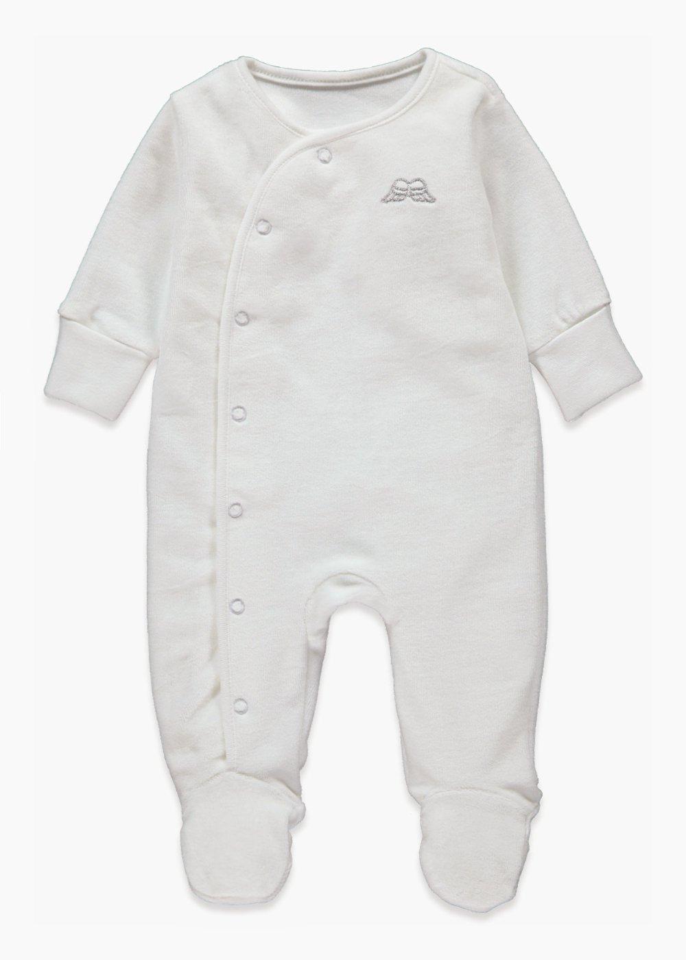 Luxury Velour Wing Baby Grow