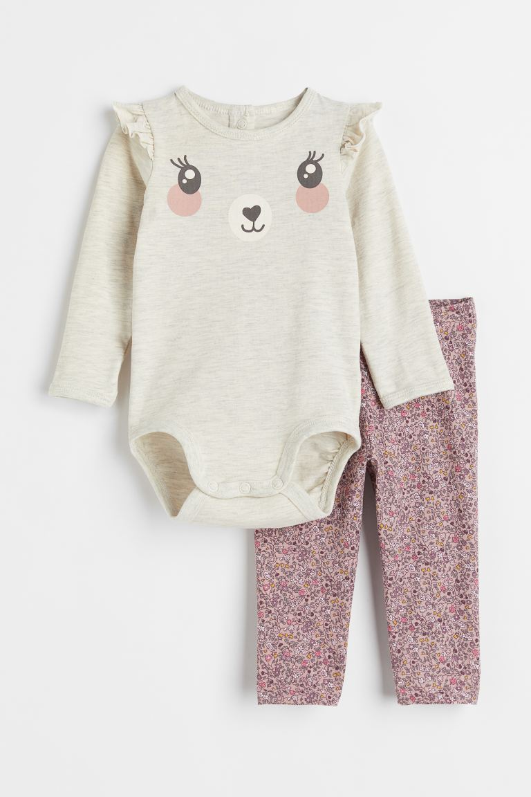 H&M 2-piece Cotton Set