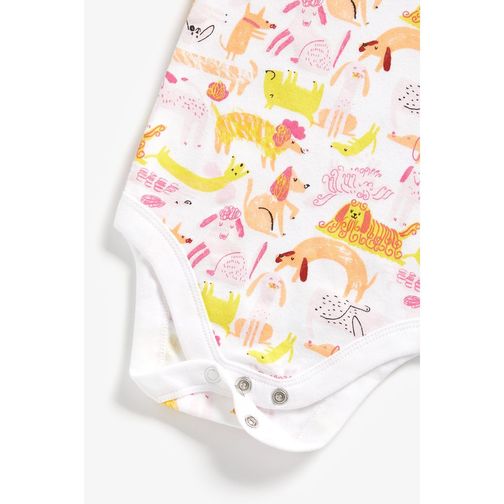 Mothercare little dog bodysuits - 5 pack