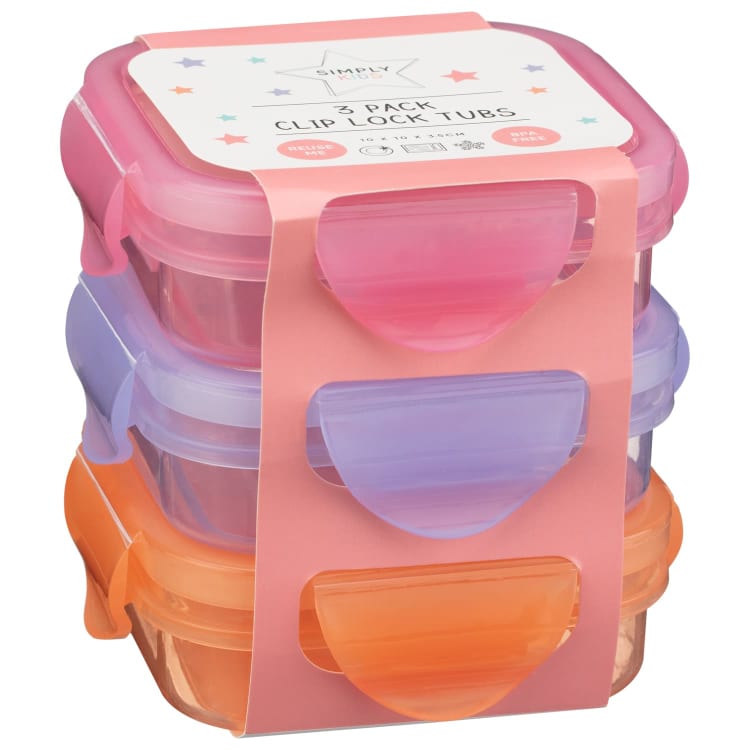 B&M Simply Kids Tumblers With Straw 8pk & 3 Lunch boxes