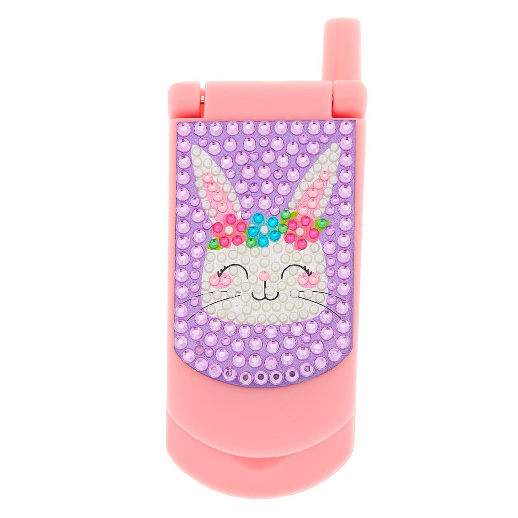 Claire's Club Claire the Bunny Flip Phone Lip Gloss Set