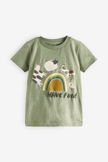 NEXT Short Sleeve Character T-Shirts 3 Pack