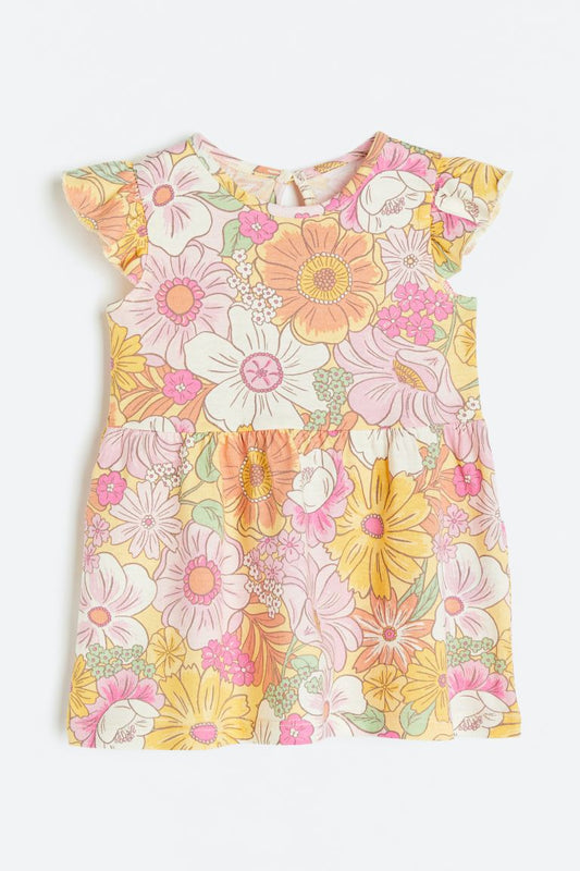 H&M Flounce-trimmed jersey dress