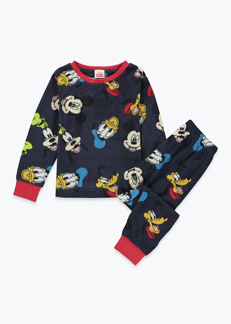 Kids Mickey Mouse Microfleece Pyjama Set