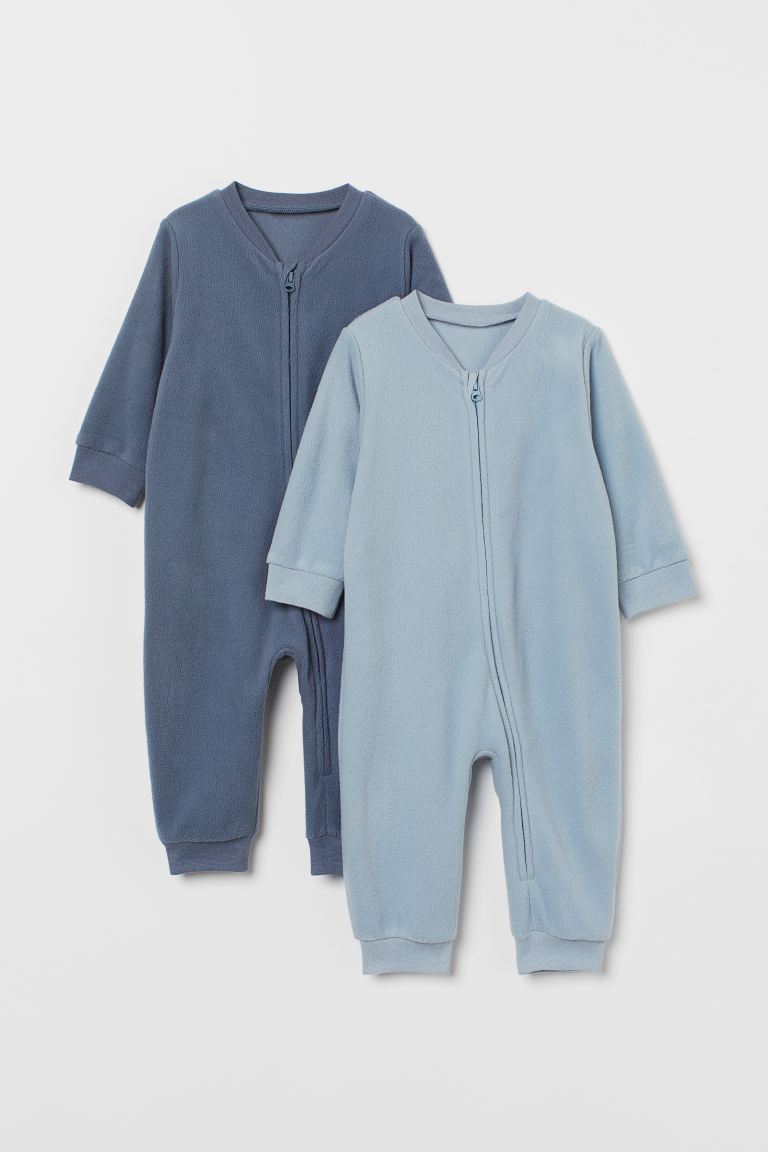 2-pack fleece pyjamas