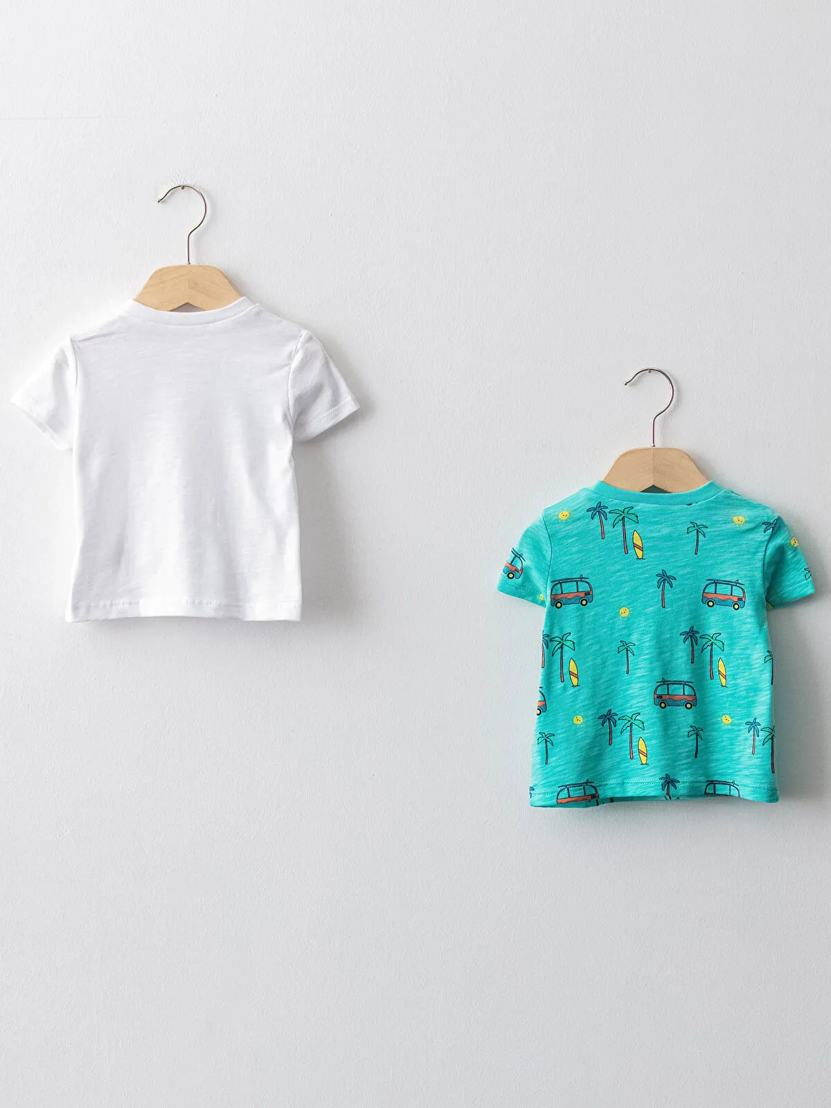 LC WAIKIKI Short Sleeve Printed Cotton Baby Boy T-shirt  Pack OF 2