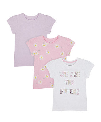 We are the future t-shirts - 3 pack