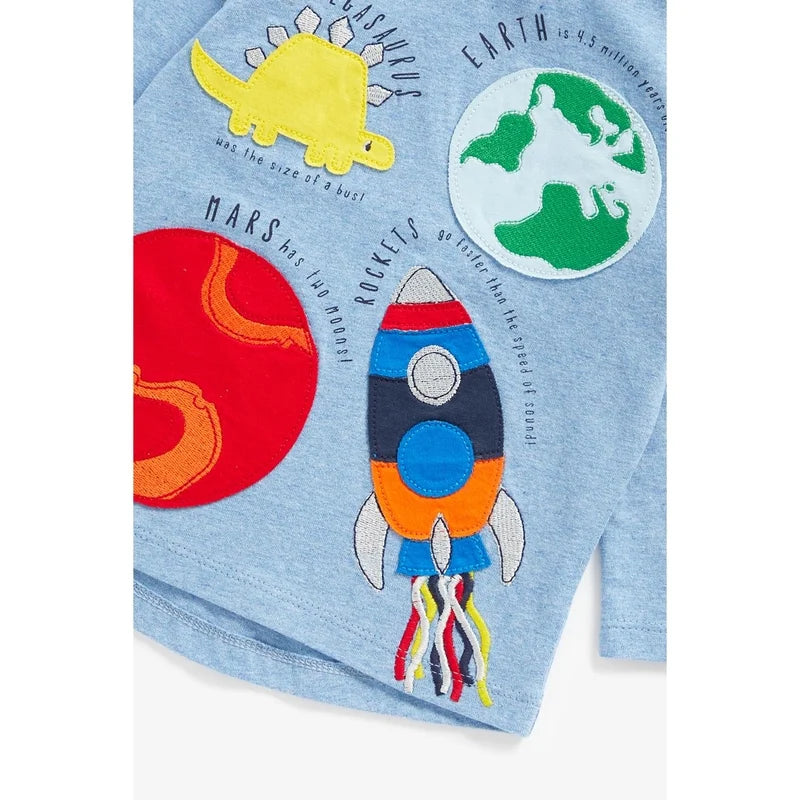 Mothercare Dino planet long-sleeved t-shirt